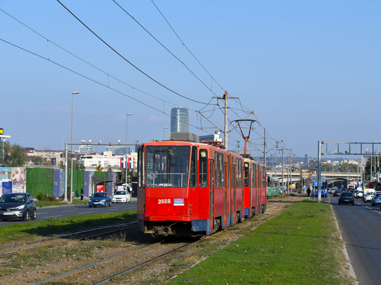 Белград, Tatra KT4M-YUB № 2408