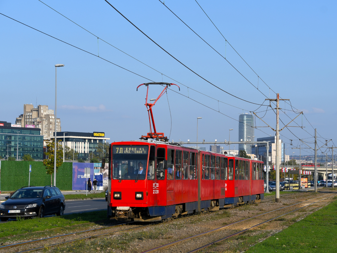 Белград, Tatra KT4YU-M № 2320