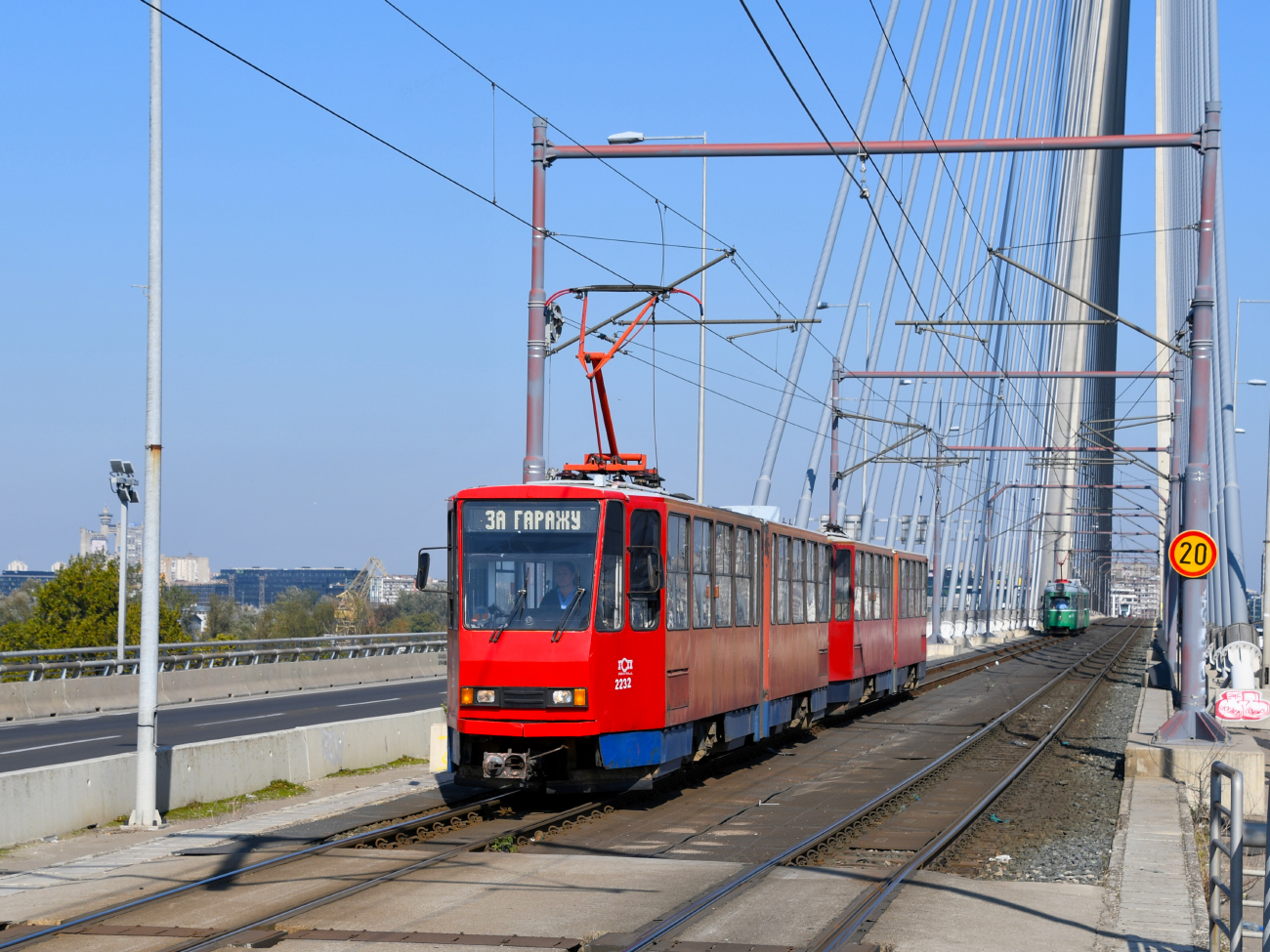 Белград, Tatra KT4YU-M № 2232