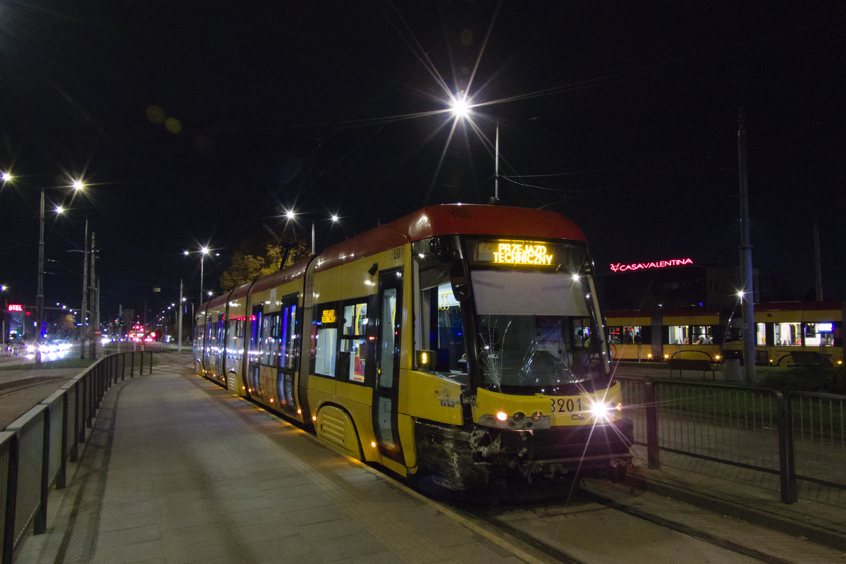 Варшава, PESA Swing 120Na № 3201; Варшава — Происшествия