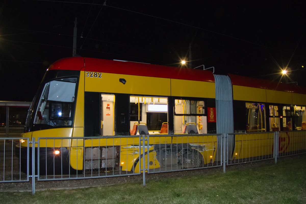 Varšava, PESA Swing 120Na č. 3282; Varšava — Accidents and other incidents