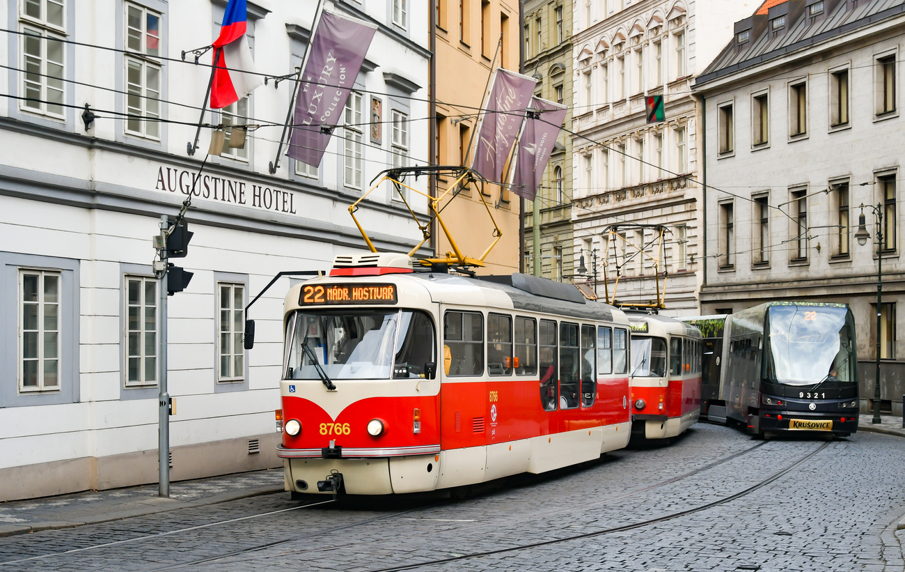 Прага, Tatra T3R.PLF № 8766