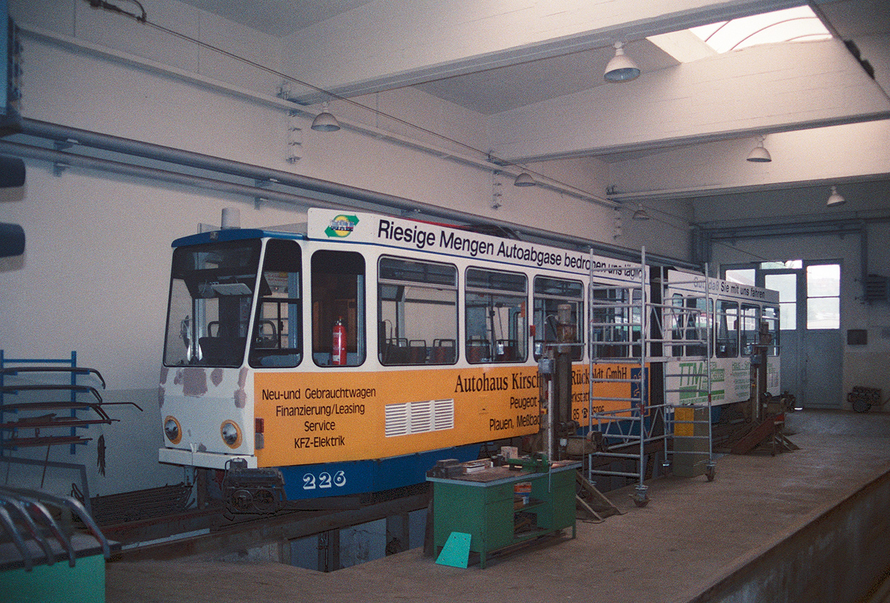 Plauen, Tatra KT4DM N°. 226; Plauen — Old photos