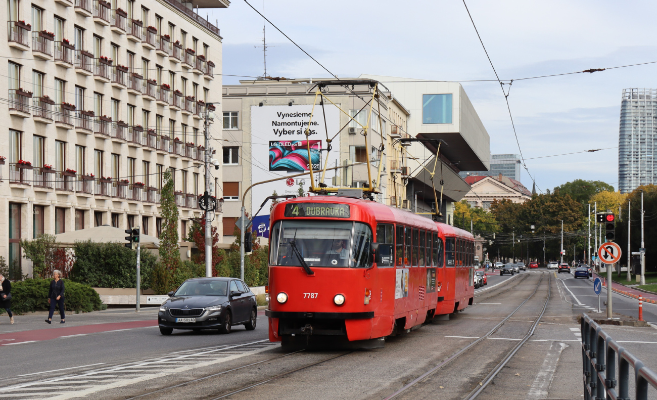 Братислава, Tatra T3P № 7787