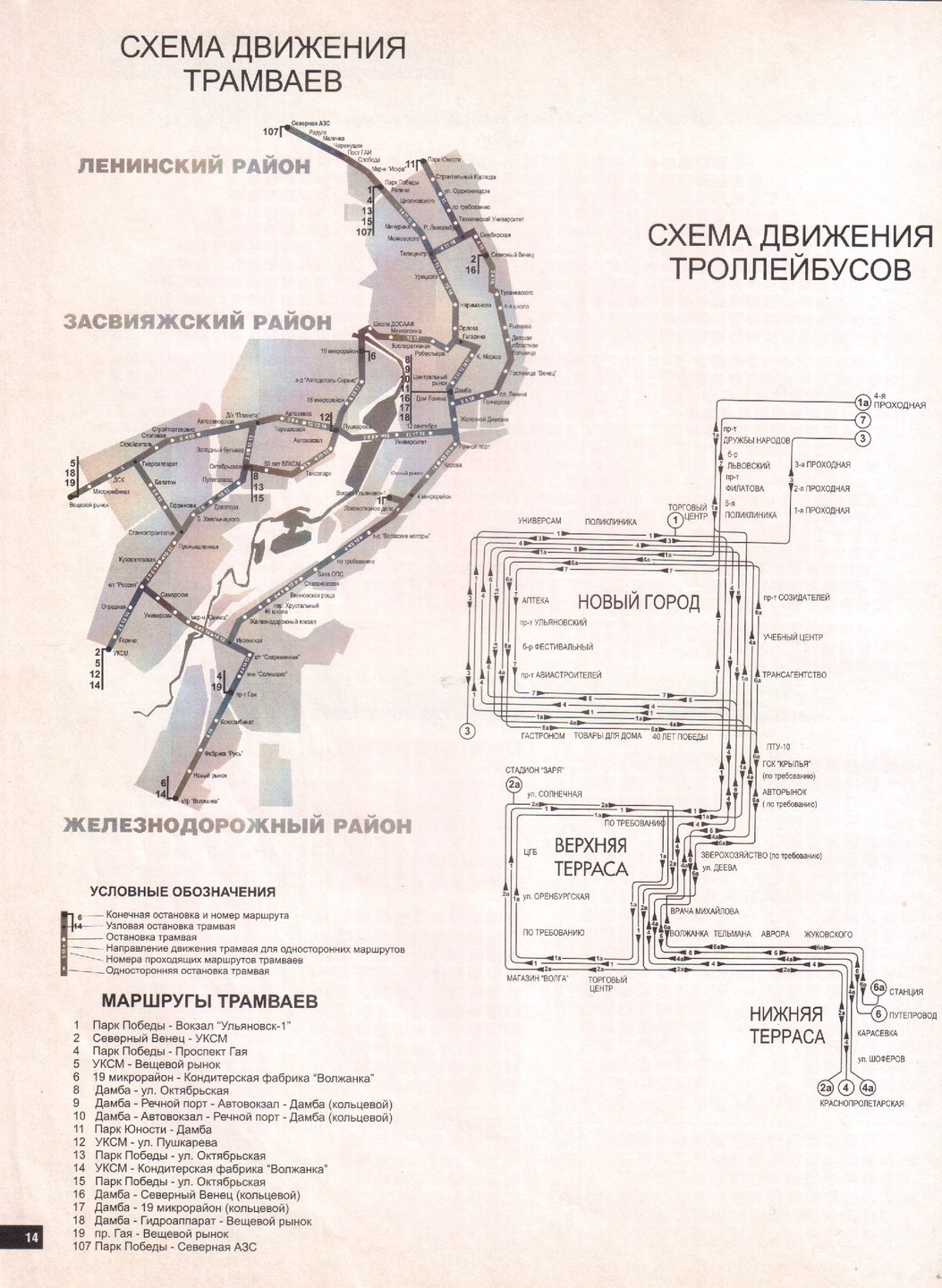 Ульяновск — Схемы