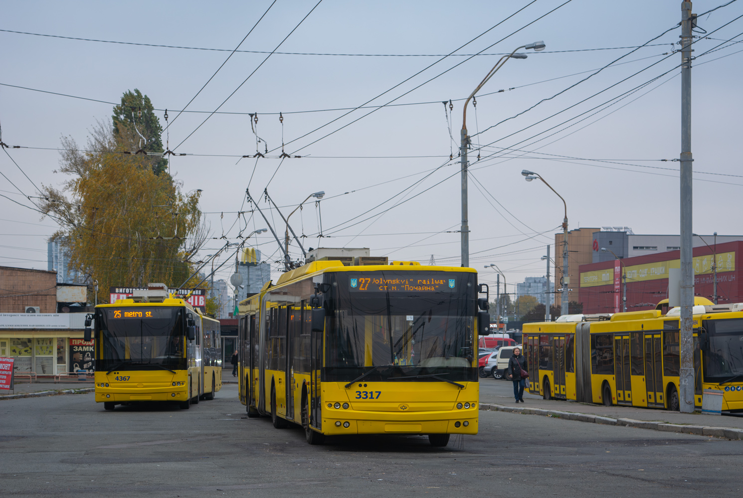 Киев, Богдан Т90110 № 4367; Киев, Богдан Т90110 № 3317