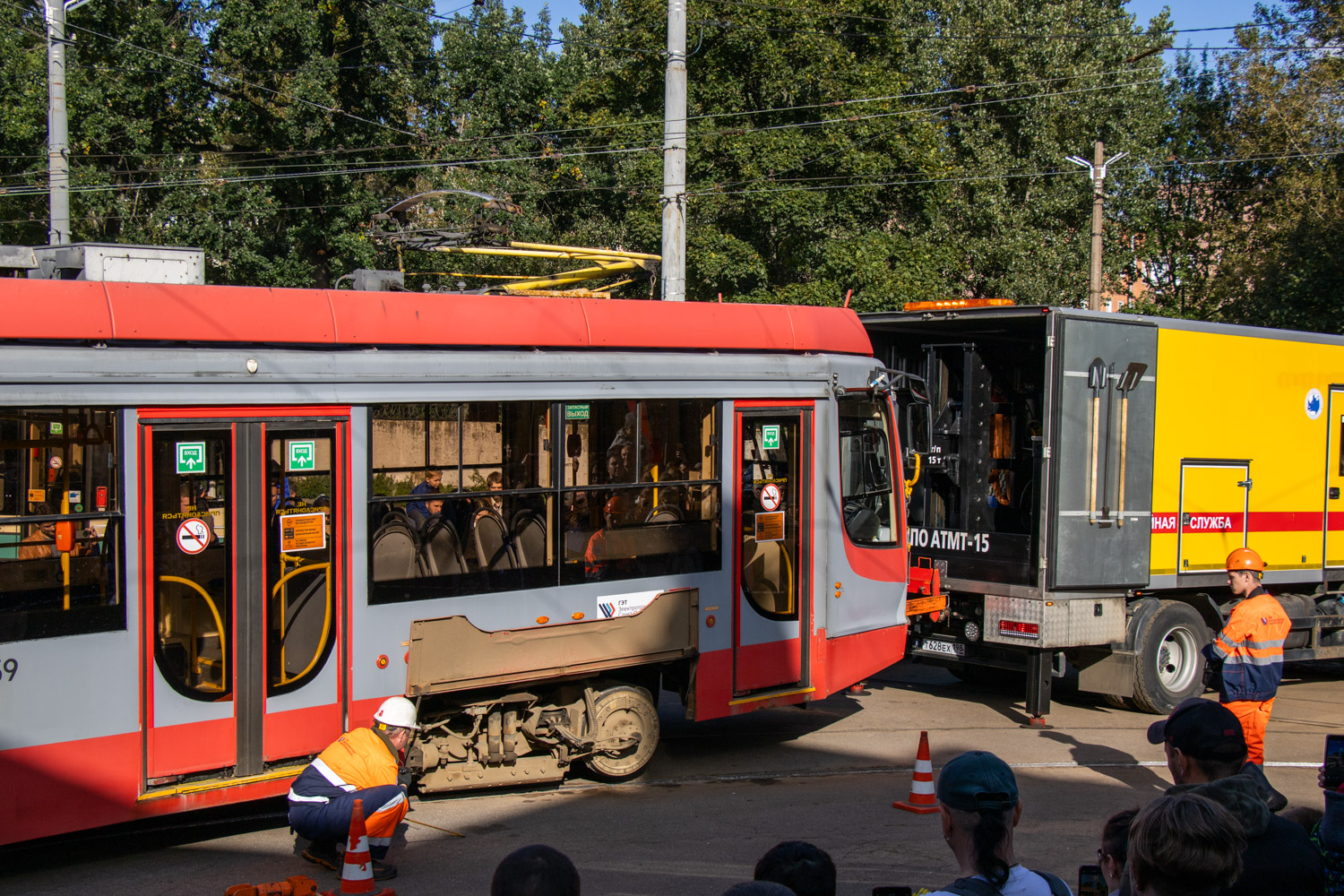 Санкт-Петербург — Выставка вагонов на 118-летие трамвая Санкт-Петербург — Выставка вагонов на 118-летие трамвая