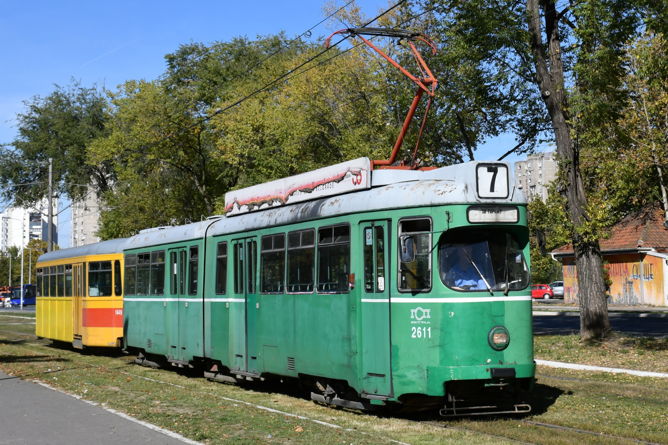 Belgrade, Duewag GT6 č. 80611 (2611)