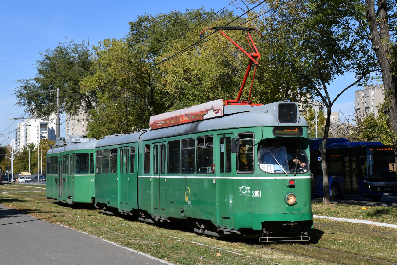 Белград, Duewag GT6 № 80651 (2651)