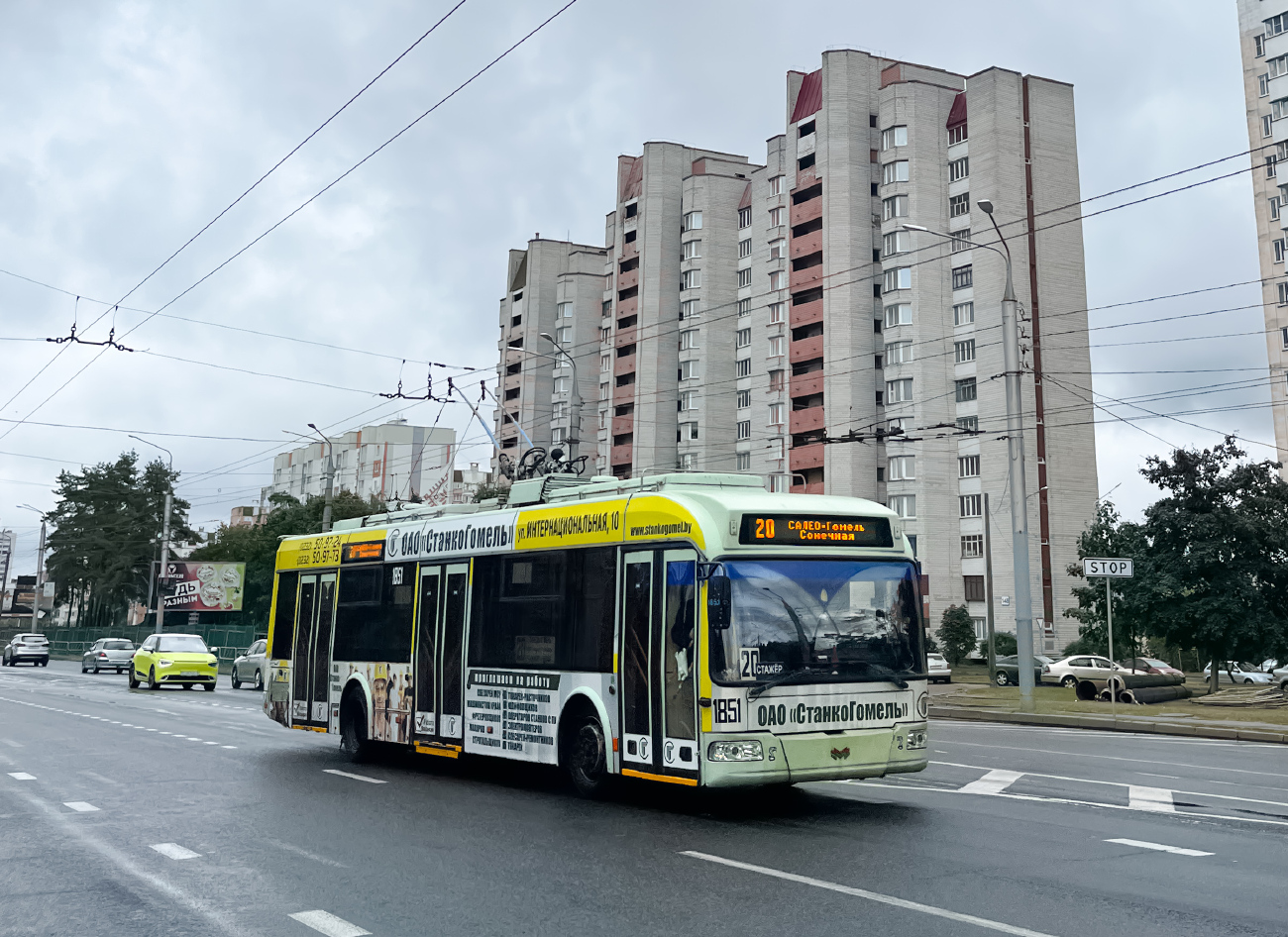 Гомель, БКМ 32100D № 1851 Гомель, БКМ 32100D № 1851