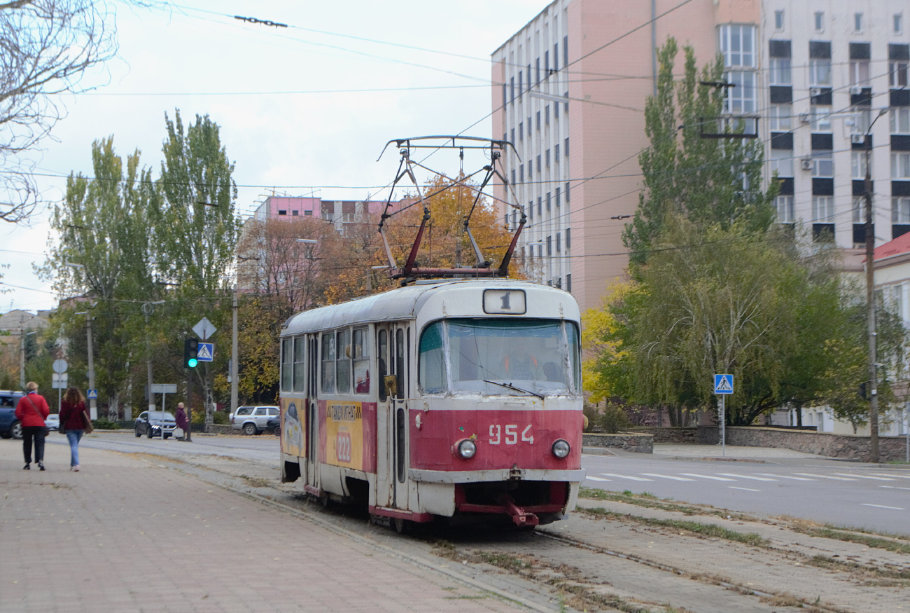 Донецк, Tatra T3SU № 954