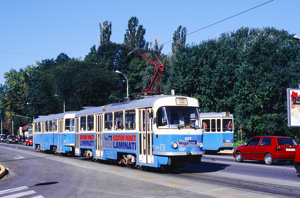 Загреб, Tatra T4YU № 433