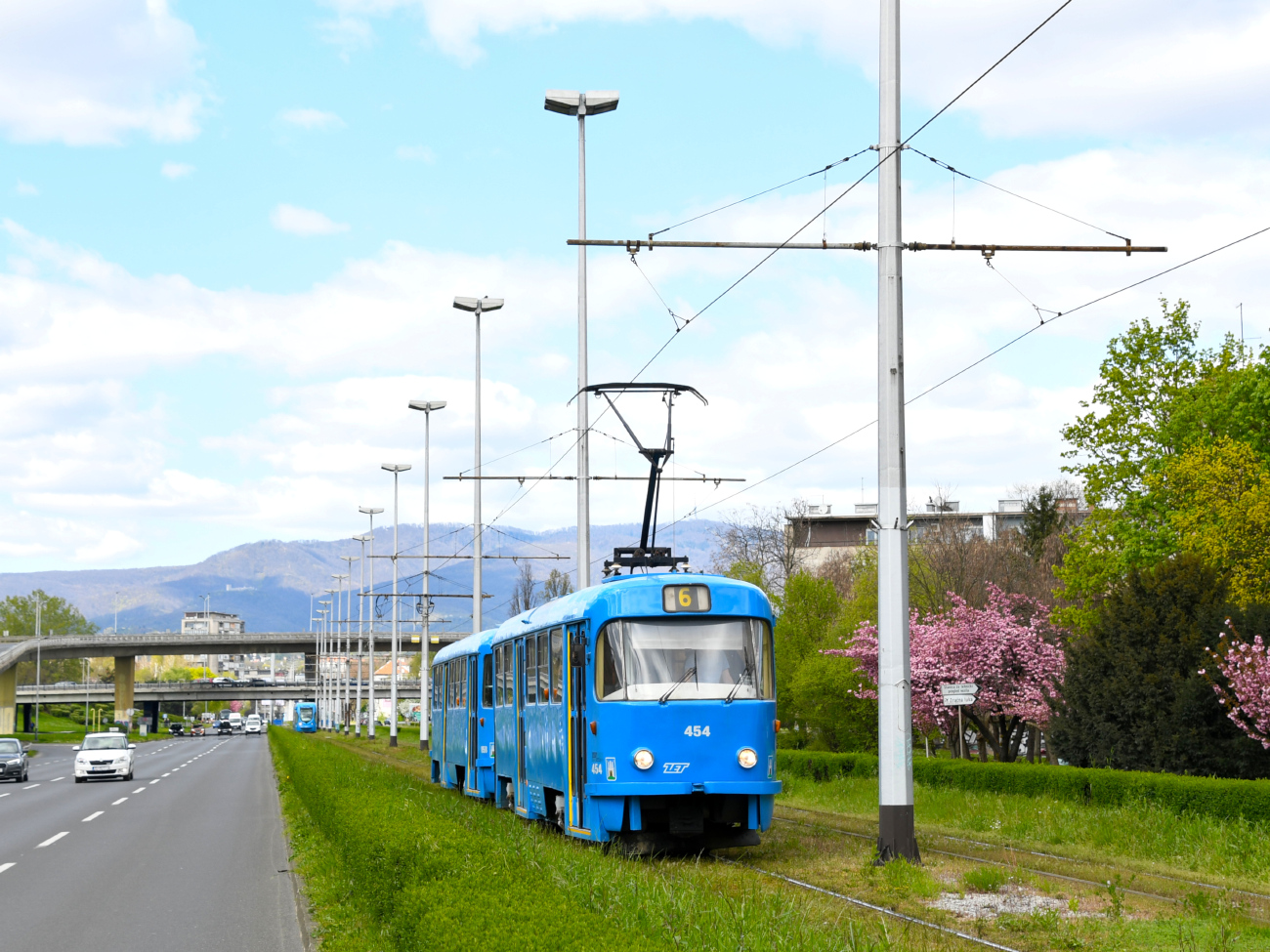 Загреб, Tatra T4YU № 454