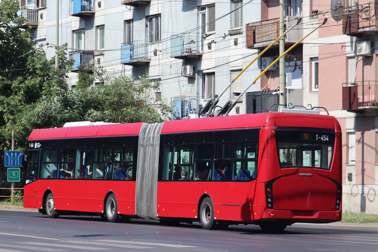 Сегед, Ikarus-Škoda Tr187.2 № T-454 Сегед, Ikarus-Škoda Tr187.2 № T-454