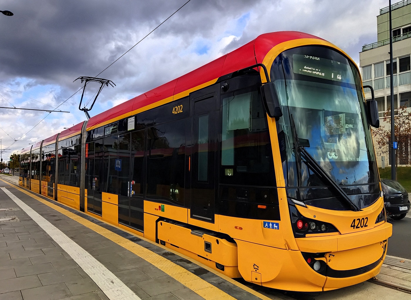 Варшава, Hyundai Rotem 140N № 4202
