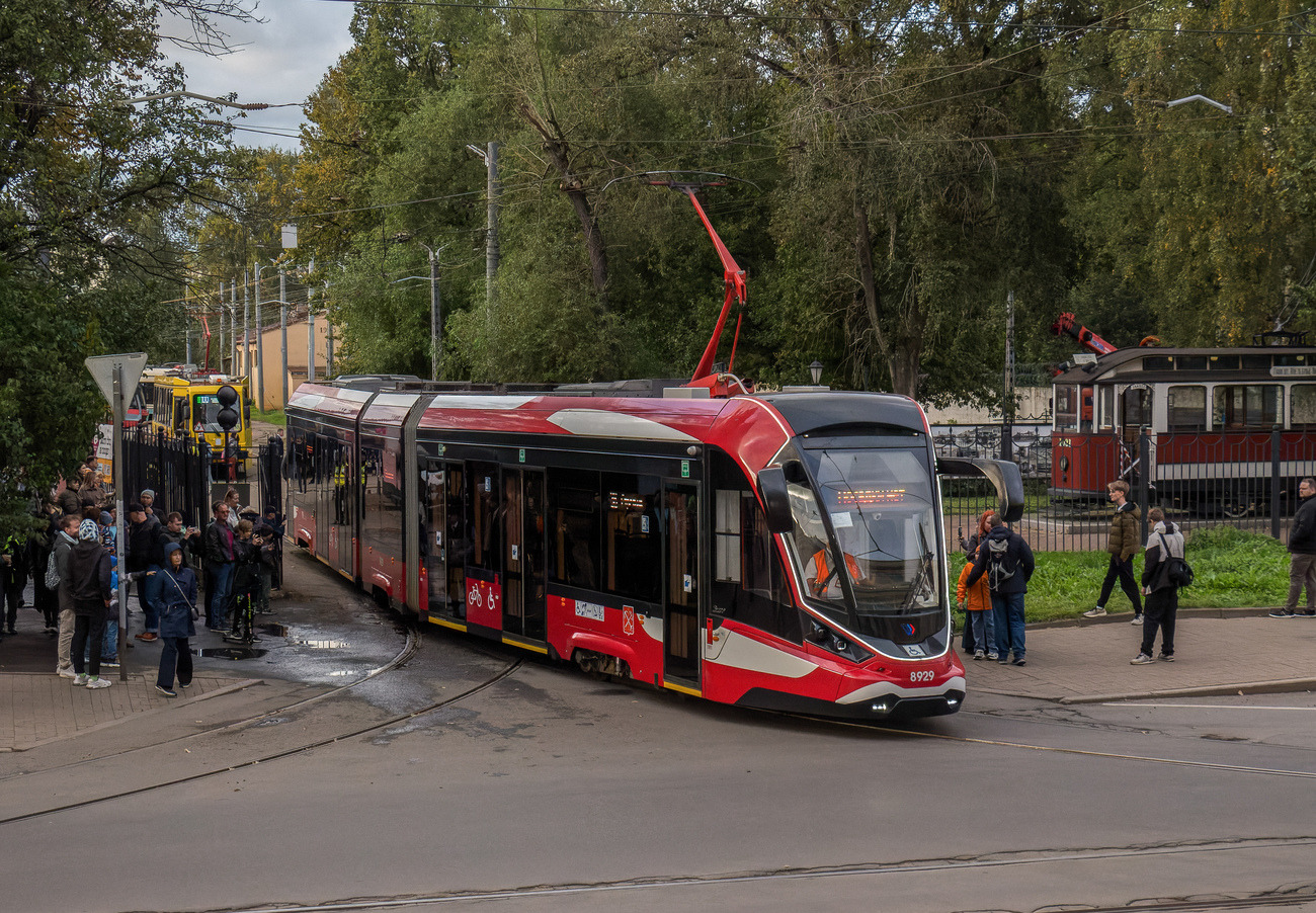 Санкт-Петербург, 71-931АМ «Витязь-Ленинград» № 8929; Санкт-Петербург — Выставка вагонов на 118-летие трамвая Санкт-Петербург, 71-931АМ «Витязь-Ленинград» № 8929; Санкт-Петербург — Выставка вагонов на 118-летие трамвая