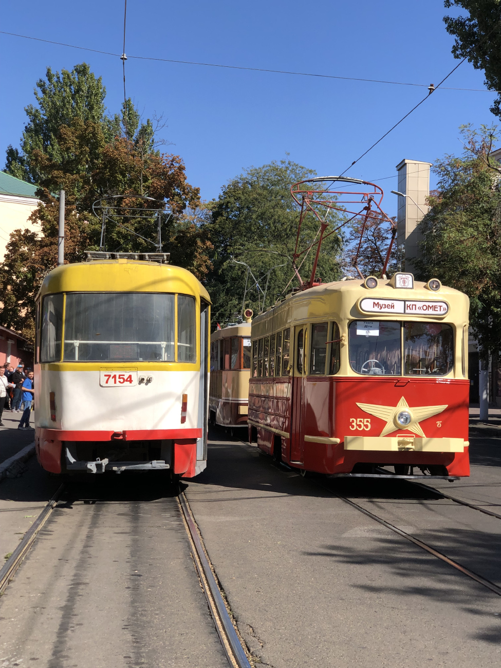 Odesa, Tatra T3A Nr. 7154; Odesa, KTM-1 Nr. 355