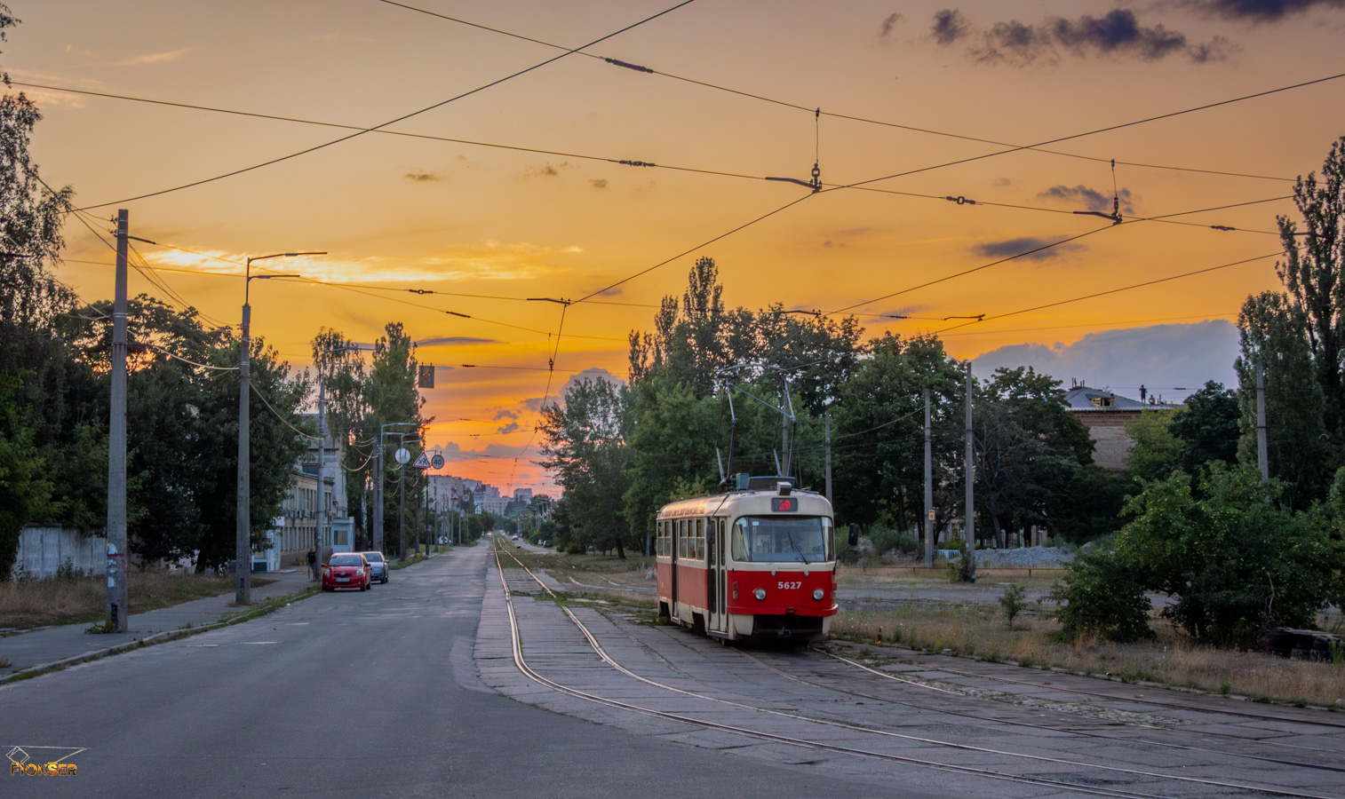 Київ, Tatra T3SUCS № 5627; Київ — Трамвайні лінії: Дарницька мережа