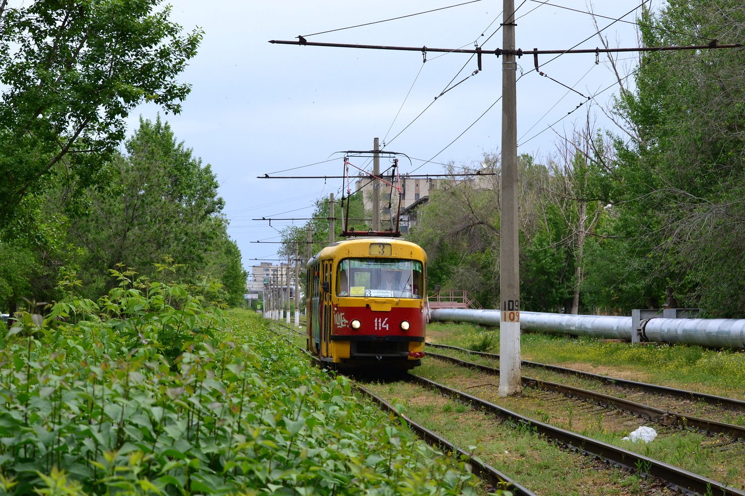 Волзький, Tatra T3SU № 114