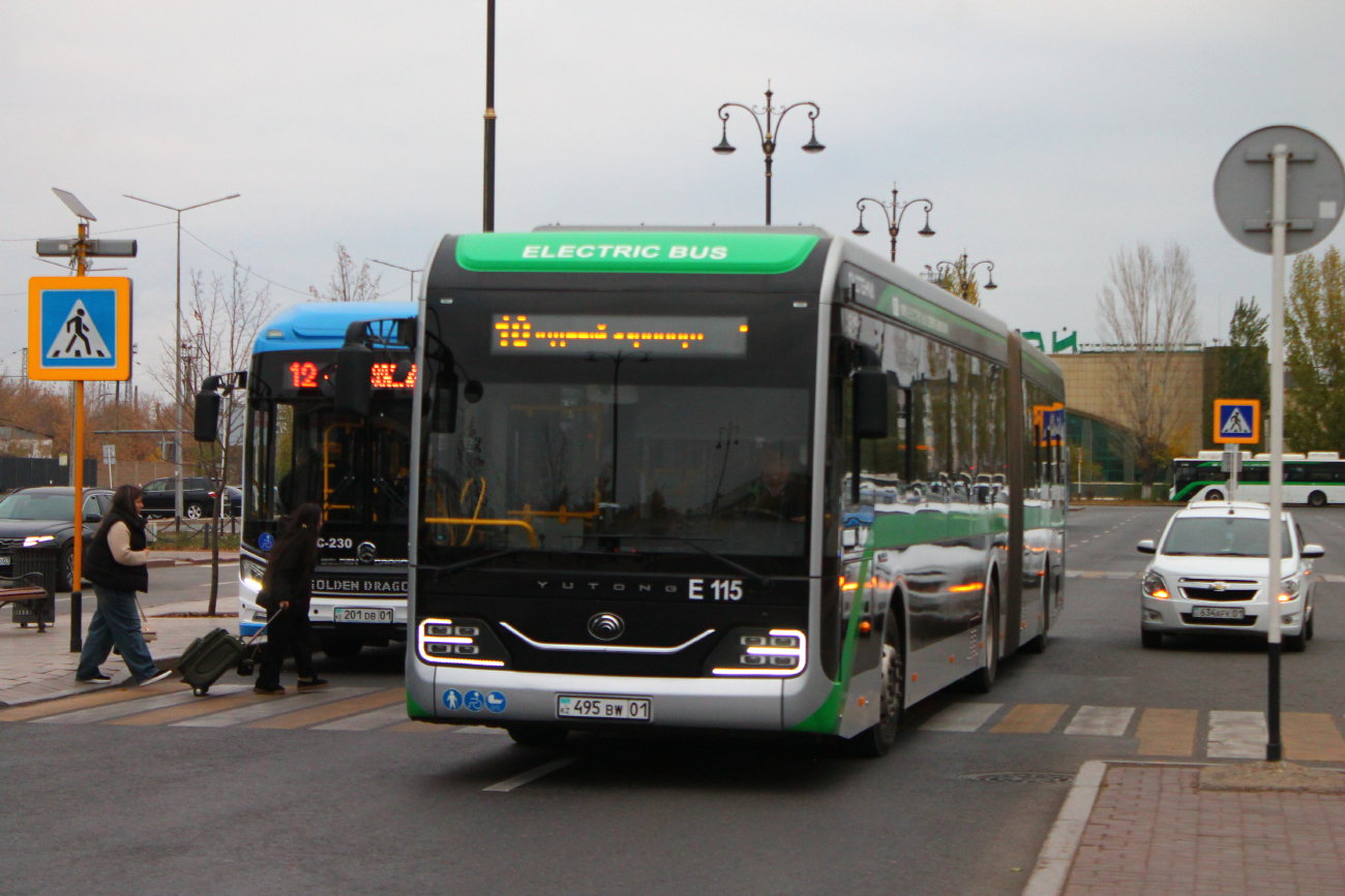Астана, Yutong ZK6180BEVG (QazTehna) № E115