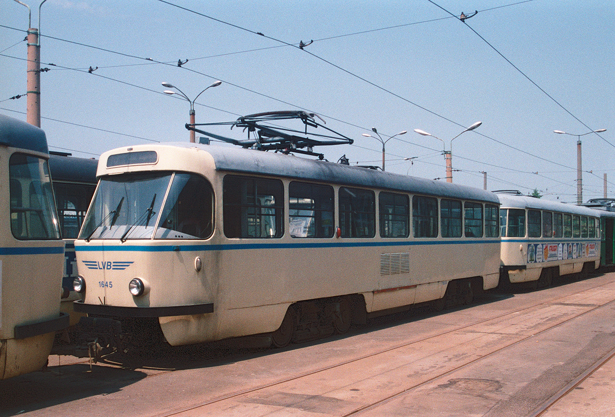Leipzig, Tatra T4D № 1645; Leipzig — Old photos