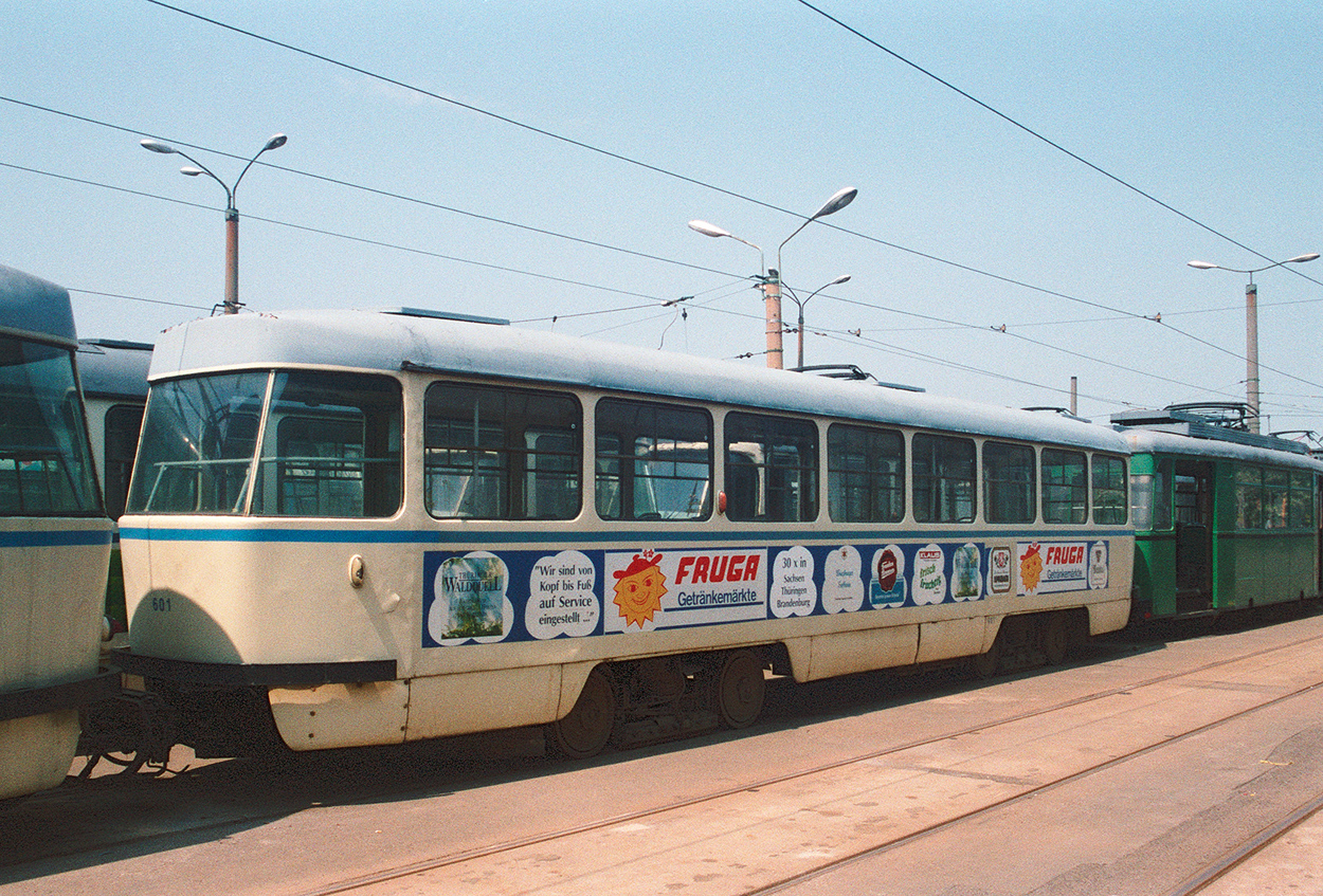 Лейпциг, Tatra B4D № 601; Лейпциг — Старые фотографии