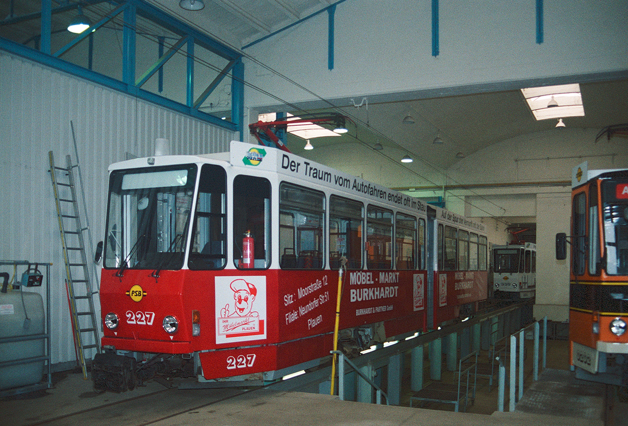 Плауэн, Tatra KT4DM № 227; Плауэн — Старые фотографии