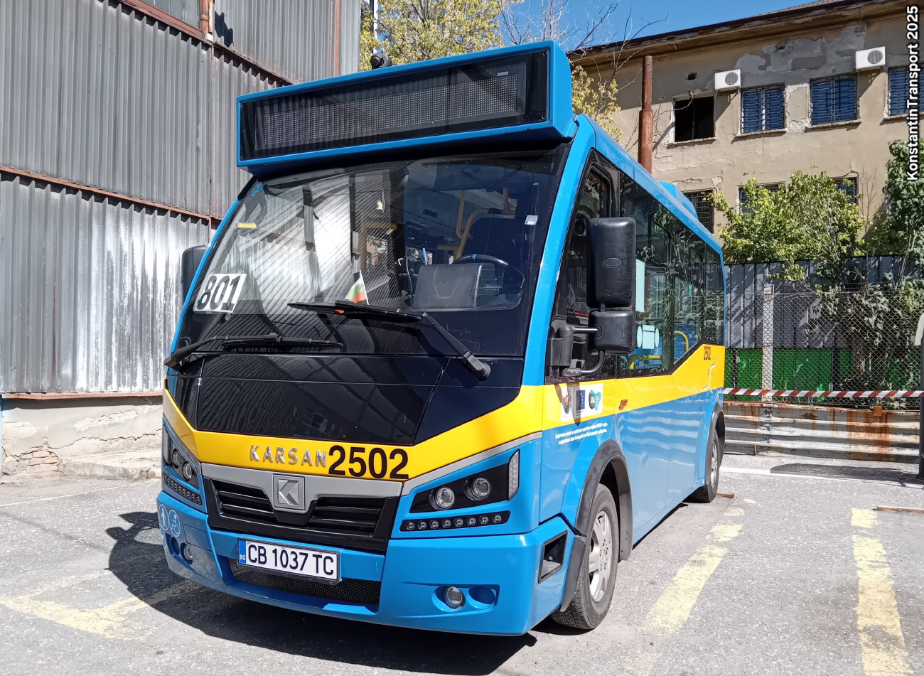 Sofia, Karsan e-Jest N°. 2502; Sofia — Open Day at "Tramkar" on the occasion of European Mobility Week — 22.09.2025