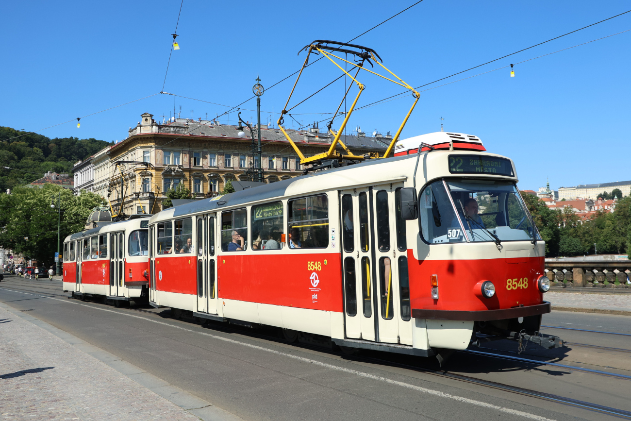 Прага, Tatra T3R.P № 8548