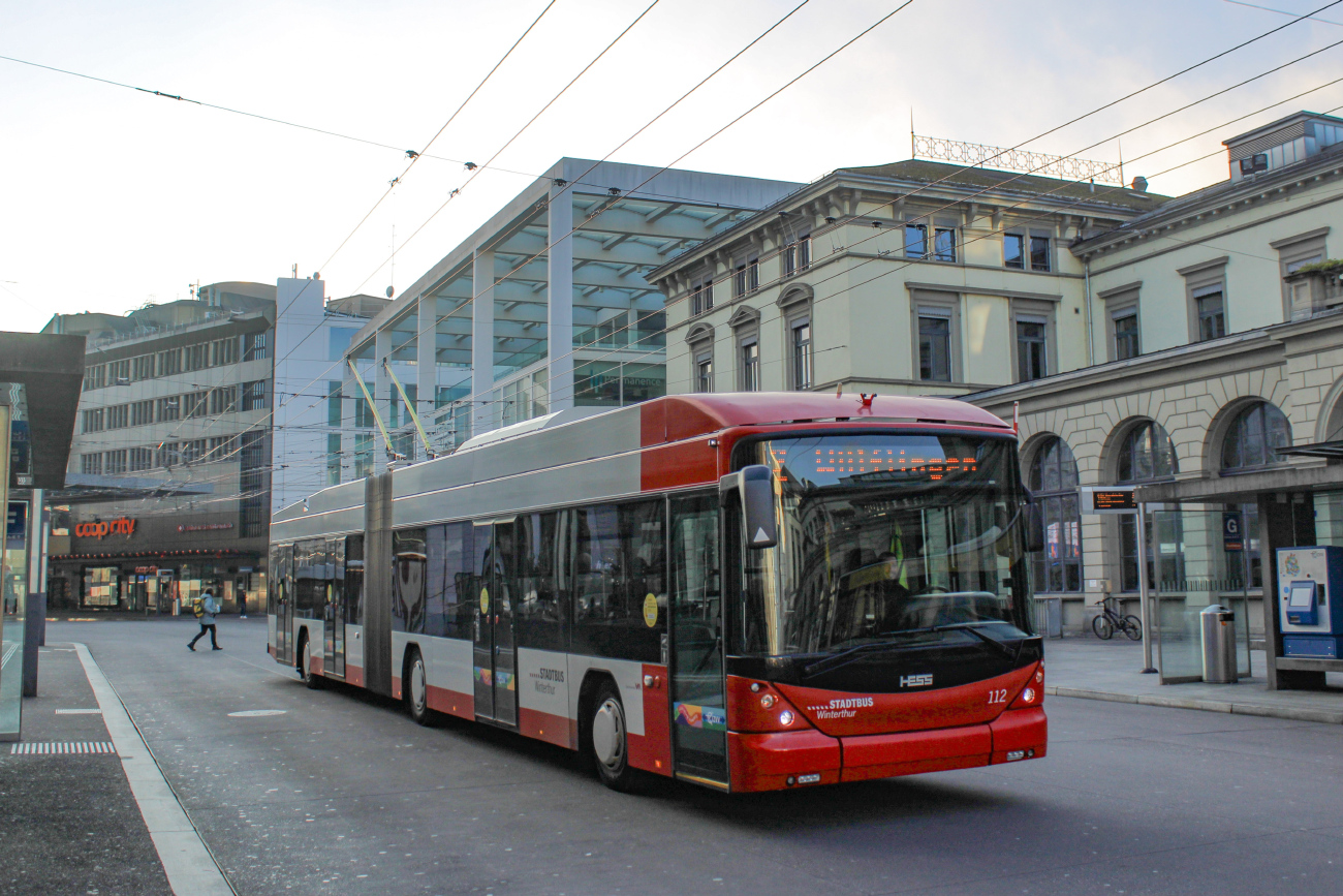 Винтертур, Hess SwissTrolley 3 (BGT-N1C) № 112