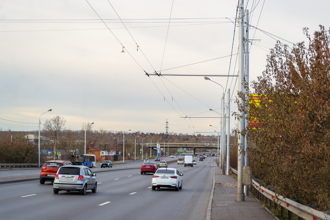 Krasnojarsk — Construction of a trolleybus contact network in Solnechny microdistrict [2025-2026]