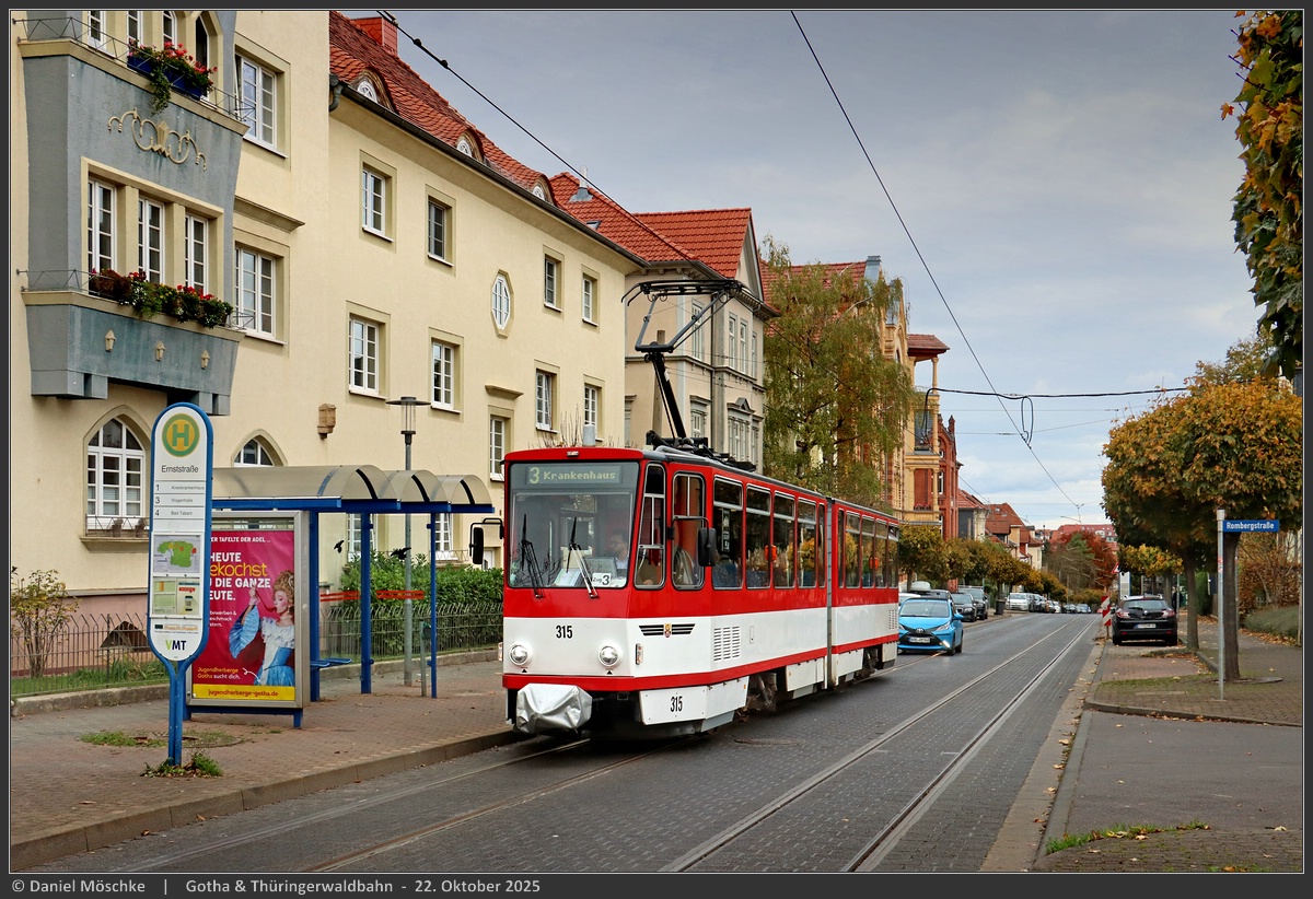 Гота, Tatra KT4DC № 315