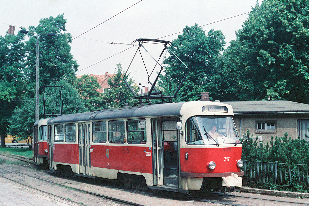 Schwerin, Tatra T3D Br. 217; Schwerin — Old photos
