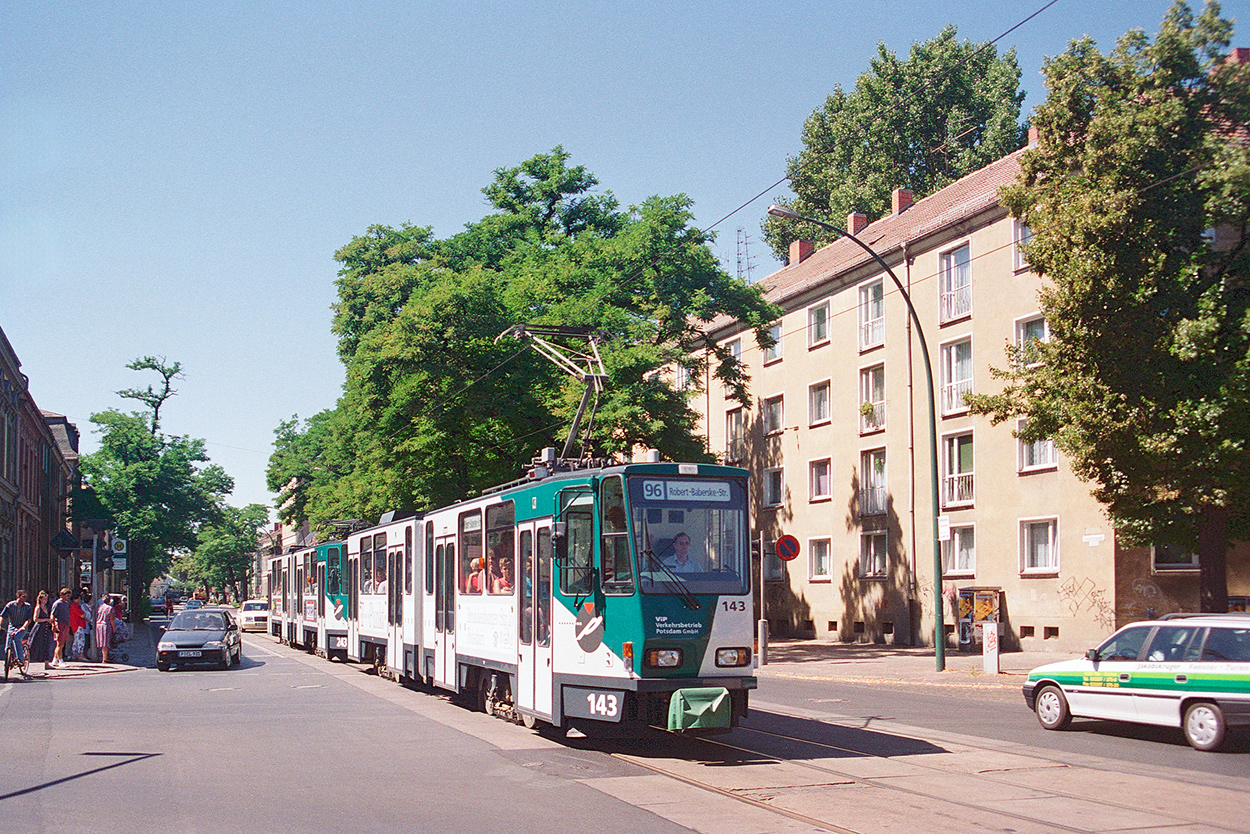 Потсдам, Tatra KT4DM № 143; Потсдам — Старые фотографии