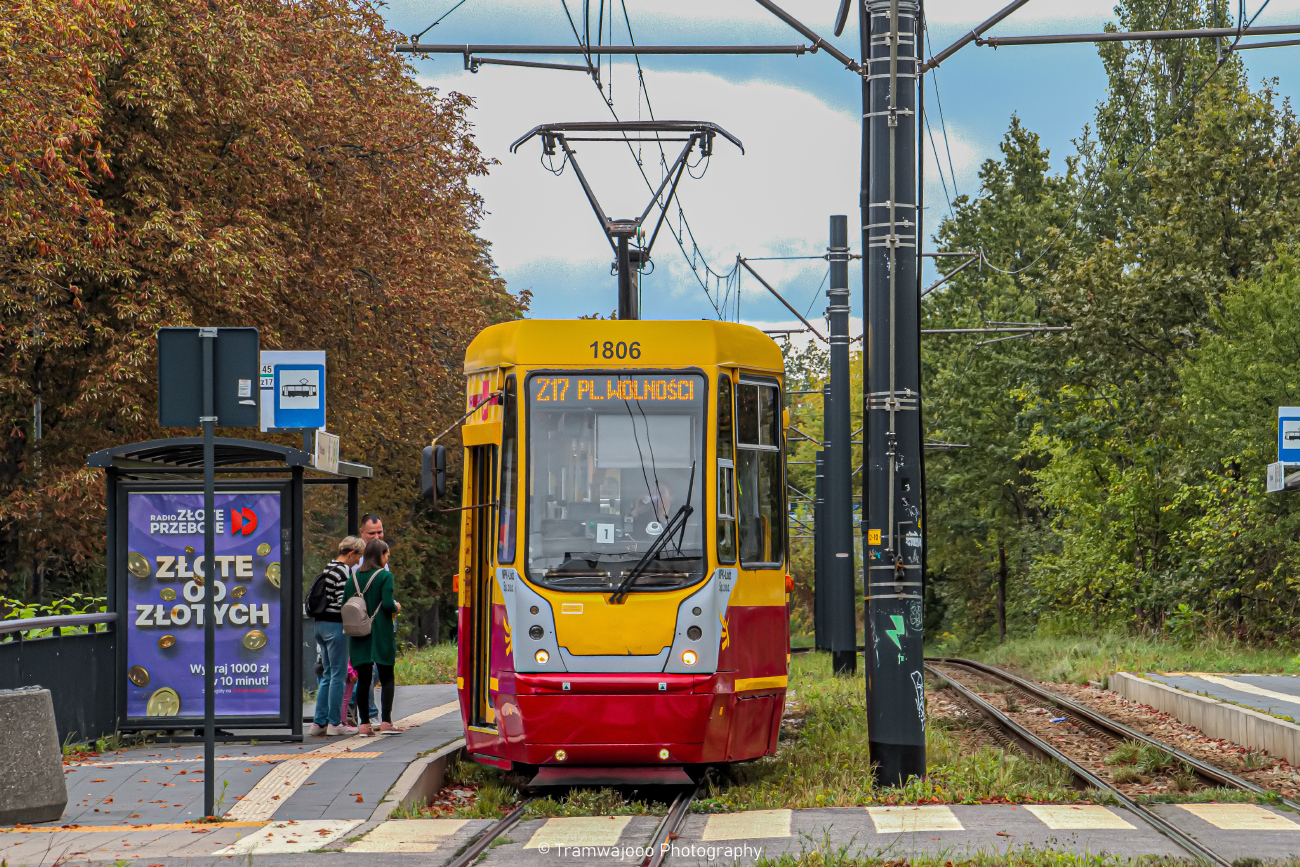 Лодзь, Konstal 805NaND № 1806