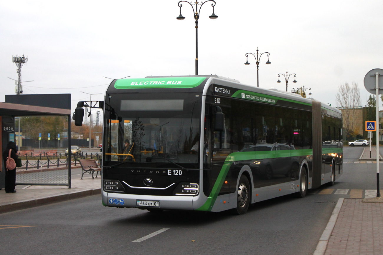 Астана, Yutong ZK6180BEVG (QazTehna) № E120