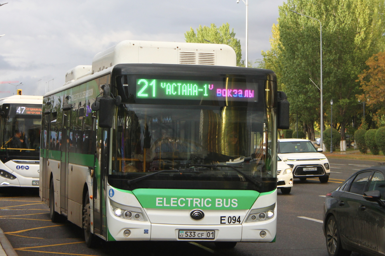 Астана, Yutong E12LF (ZK6128BEVG) (СарыаркаАвтоПром) № E094
