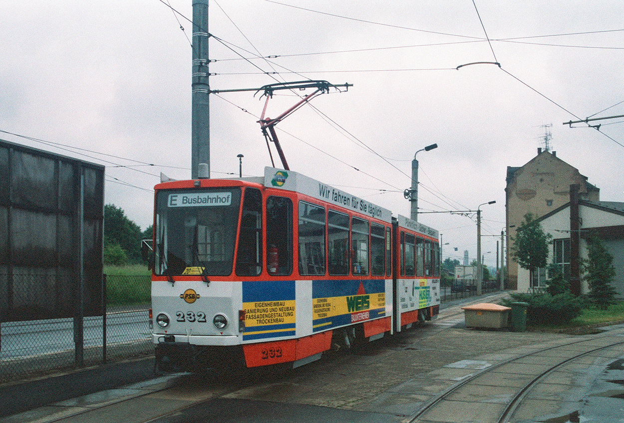 Plauen, Tatra KT4DM № 232; Plauen — Old photos