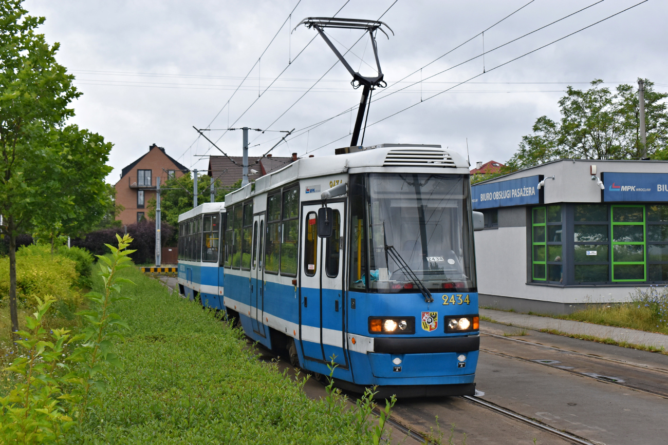 Вроцлав, Konstal 105NWr № 2434