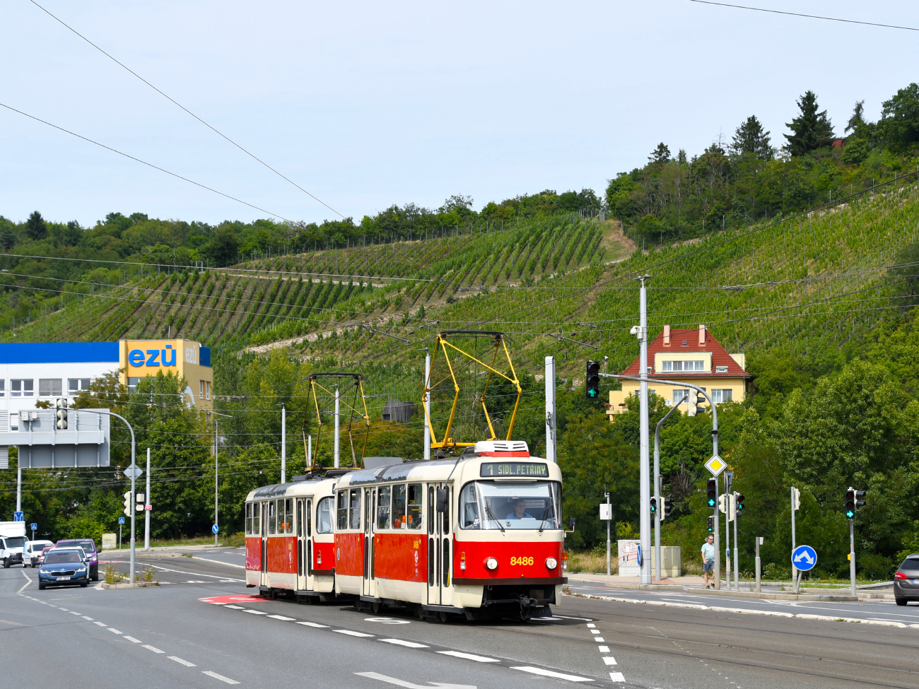 Прага, Tatra T3R.P № 8486