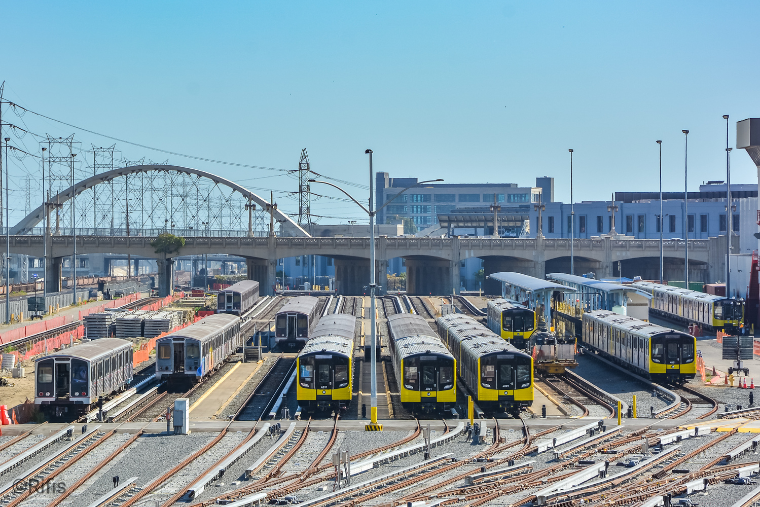 Los Angeles, CRRC HR4000 # 4031; Los Angeles, CRRC HR4000 # 4021; Los Angeles, CRRC HR4000 # 4009; Los Angeles, CRRC HR4000 # 4001