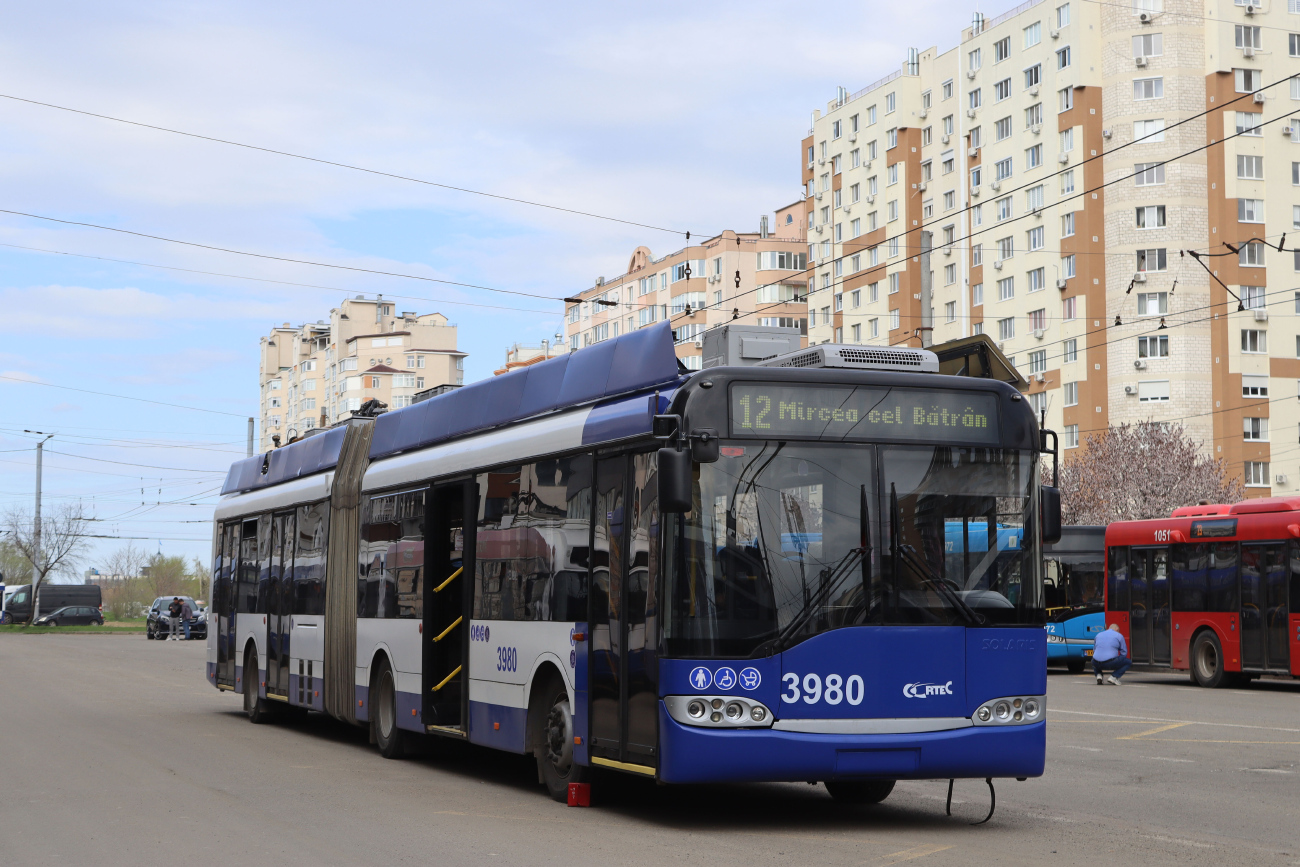 Кишинёв, Solaris Trollino II 18 Ganz № 3980