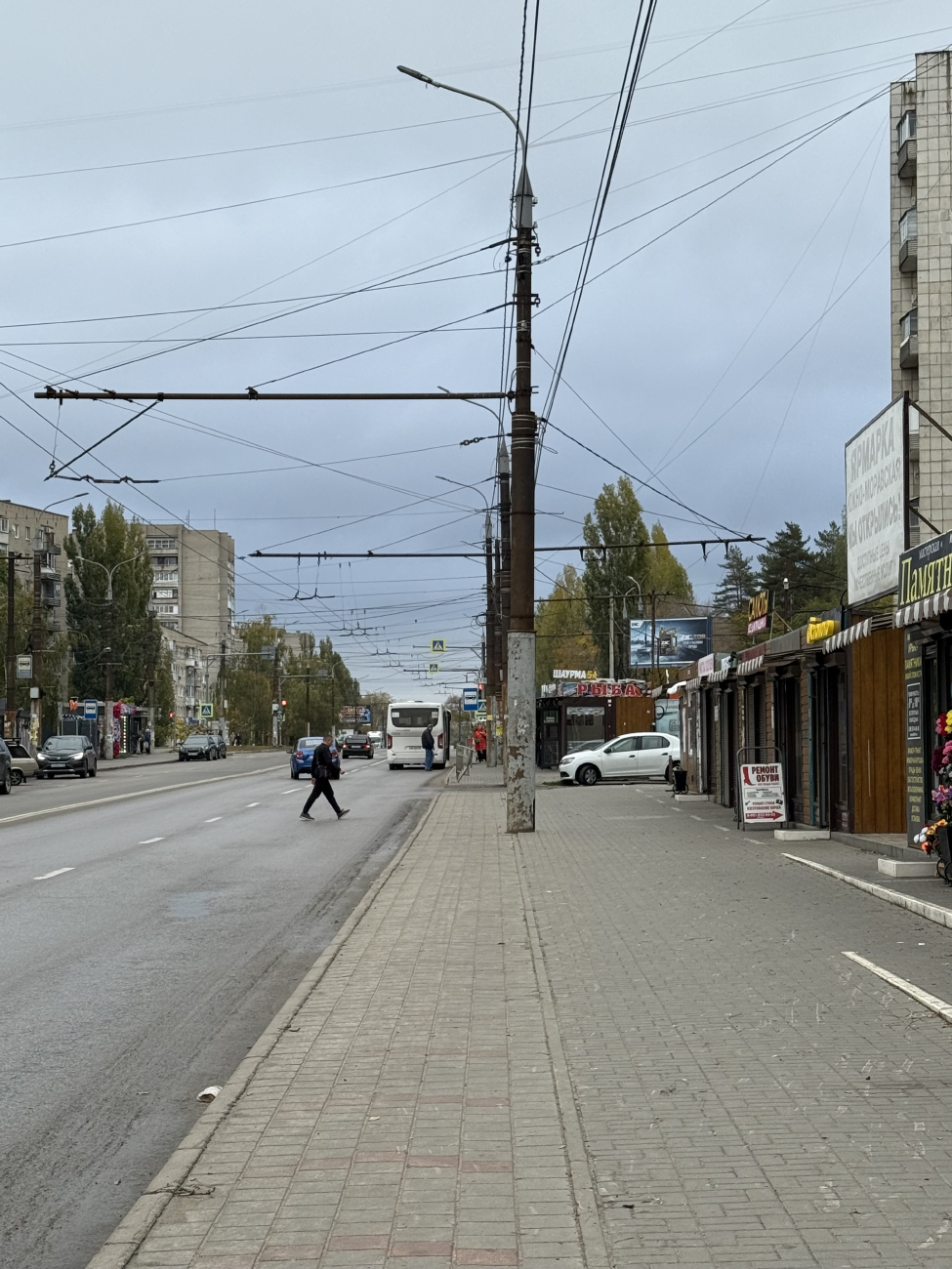 Voronezh — The remnants of Voronezh tramway