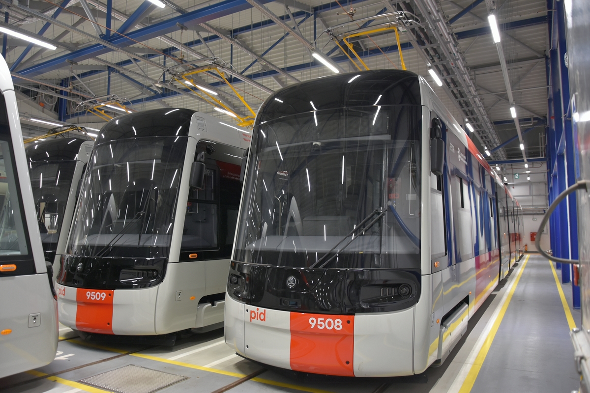 Prague, Škoda 52T ForCity Plus # 9508