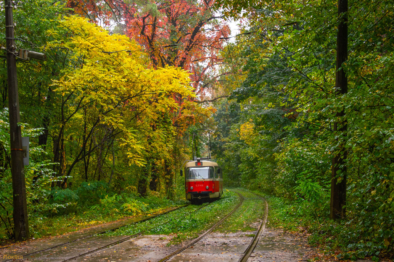 Kyjiw, Tatra T3SUCS Nr. 5748; Kyjiw — Tramway lines: Podilske depot network — north