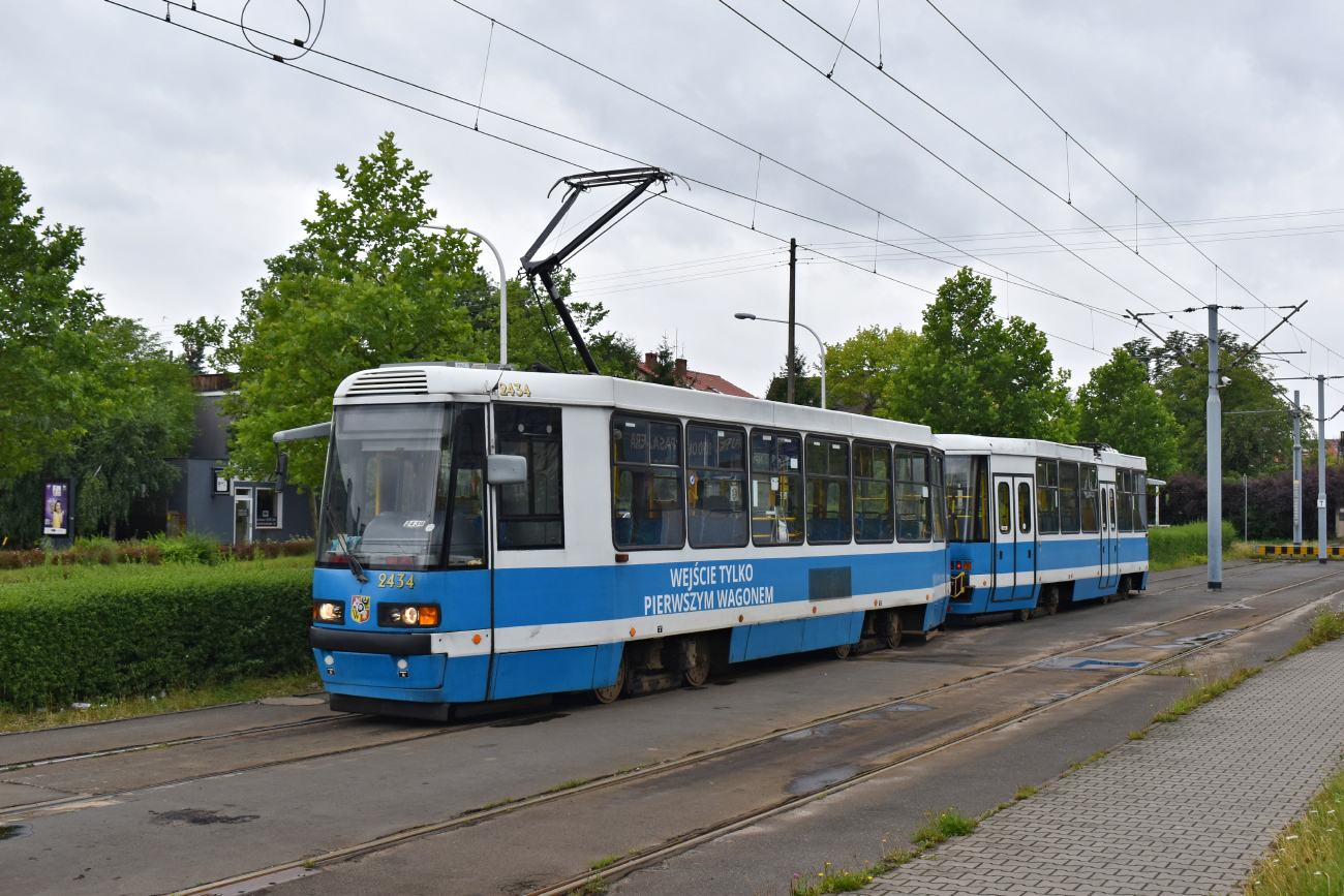 Вроцлав, Konstal 105NWr № 2434