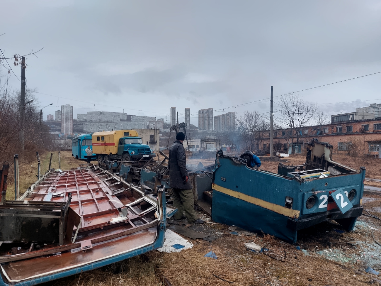 Vlagyivosztok, 71-608K — 229; Vlagyivosztok — Tram graveyard