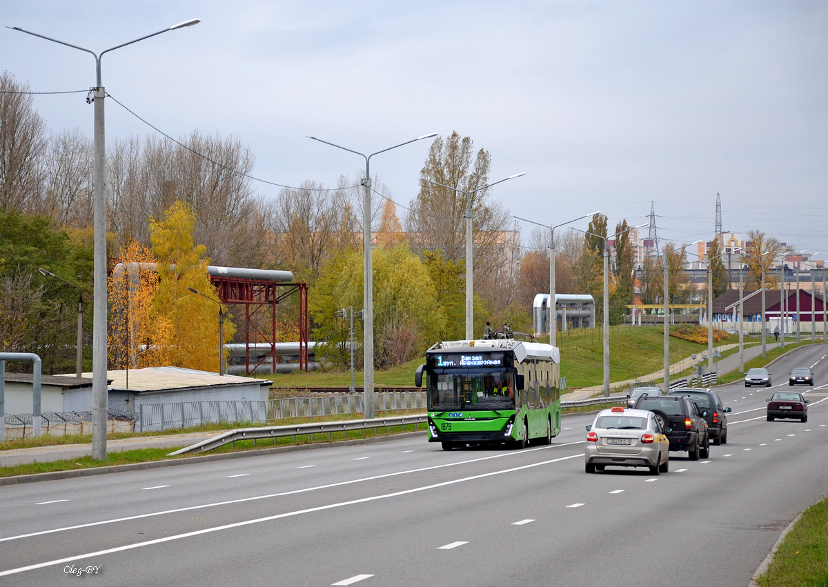 Гомель, МАЗ-303Т20 № 1879; Гомель — Движение на участках с использованием автономного хода