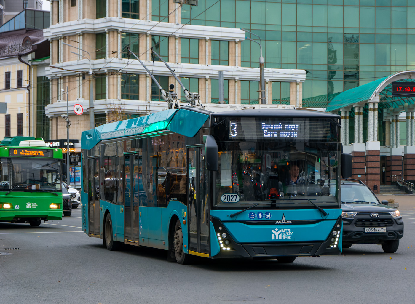 Казань, МАЗ-303Т22 № 2027