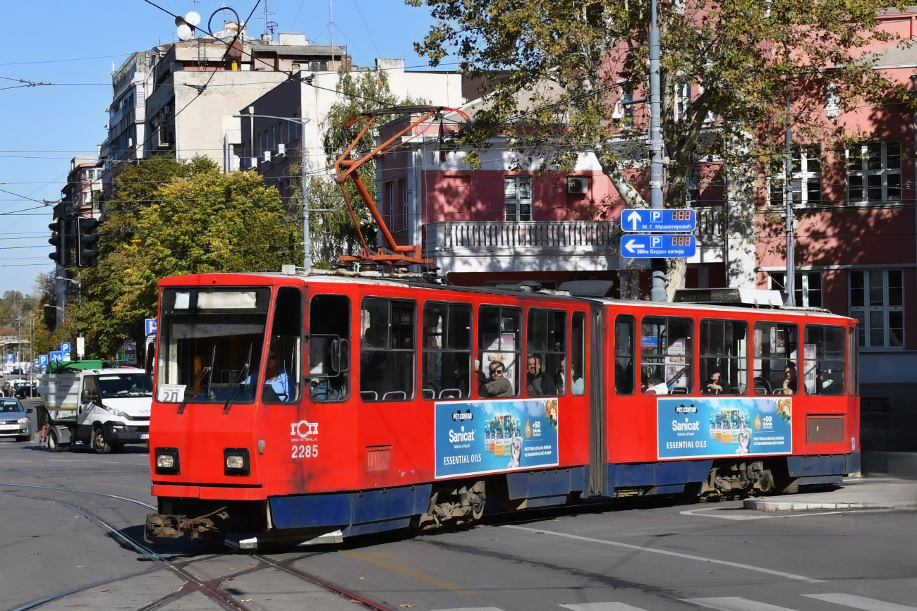 Белград, Tatra KT4YU № 2285